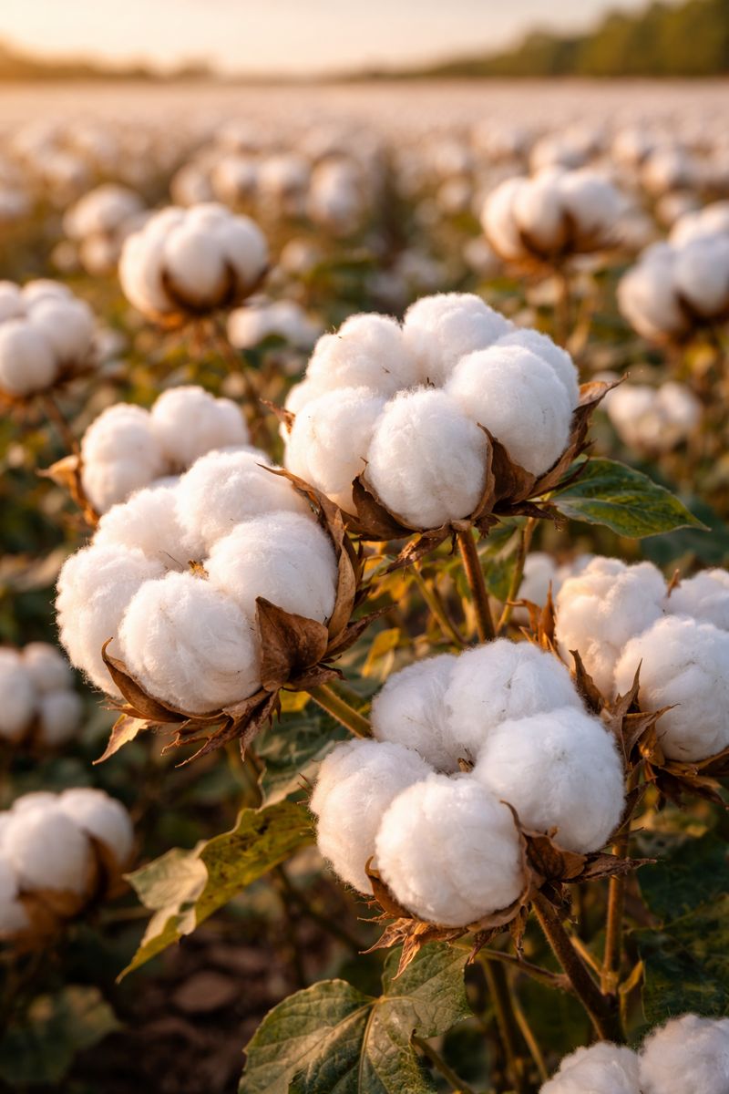 Lush green rice paddy field